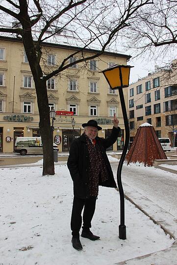 Wolfgang Roucka am Wedekindplatz