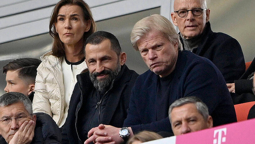 Die ehemaligen Bayern-Bosse Hasan Salihamidzic und Oliver Kahn.