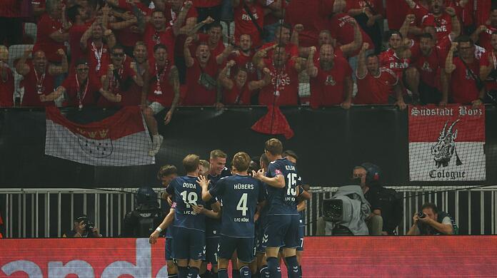 Der Kölner Punkt in Nizza geriet wegen ein paar FC-Fans fast zur Nebensache.