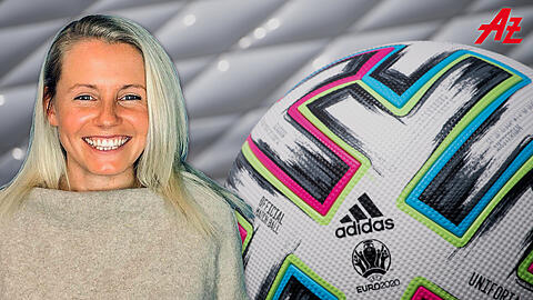 AZ-Kolumnistin während der Fußball-Europameisterschaft 2022: Ex-Bayern-Fußballerin Julia Simic.