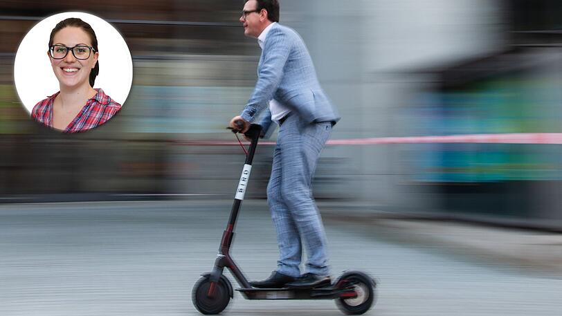 AZ-Redakteurin Jasmin Menrad hat ihre eigene Meinung zu E-Scootern.