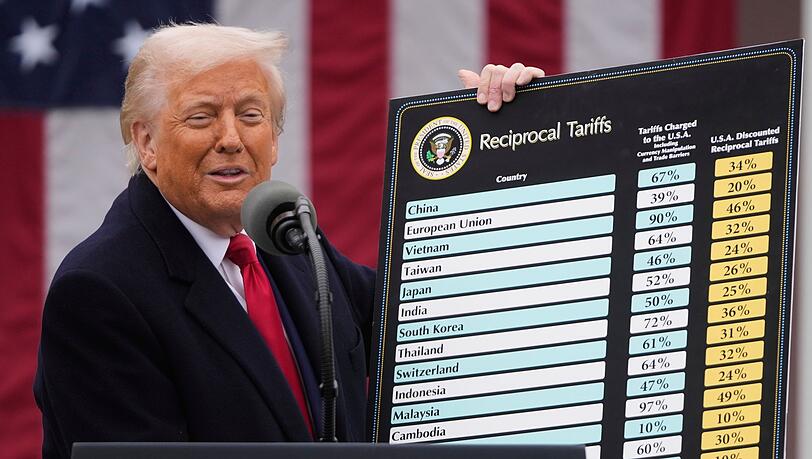 Trump kündigt drastische neue Zölle an.