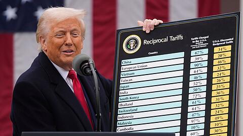 Trump kündigt drastische neue Zölle an.