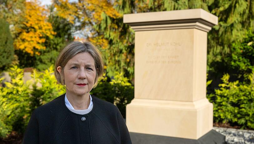 Für Maike Kohl-Richter "war immer klar, dass das Grab letztlich Denkmalcharakter haben muss".