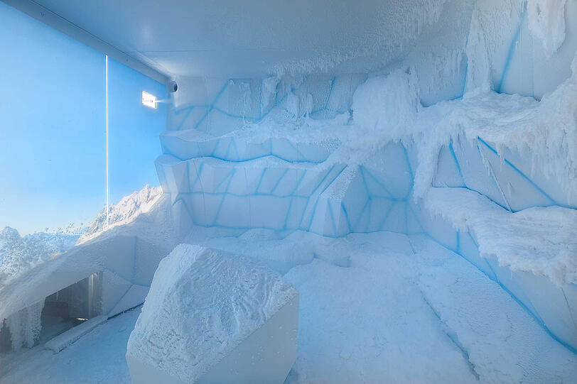 Schwitzen oder Frieren? In der Saunalandschaft der Olympia-Schwimmhalle geht beides.