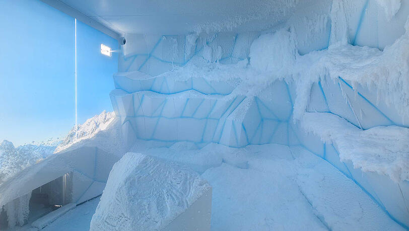 Schwitzen oder Frieren? In der Saunalandschaft der Olympia-Schwimmhalle geht beides.