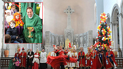 Fasching im Kreise der Kirche. Die Bilder von der Pfarrgemeinde St.Maximilian mit Pfarrer Rainer Maria Schießler