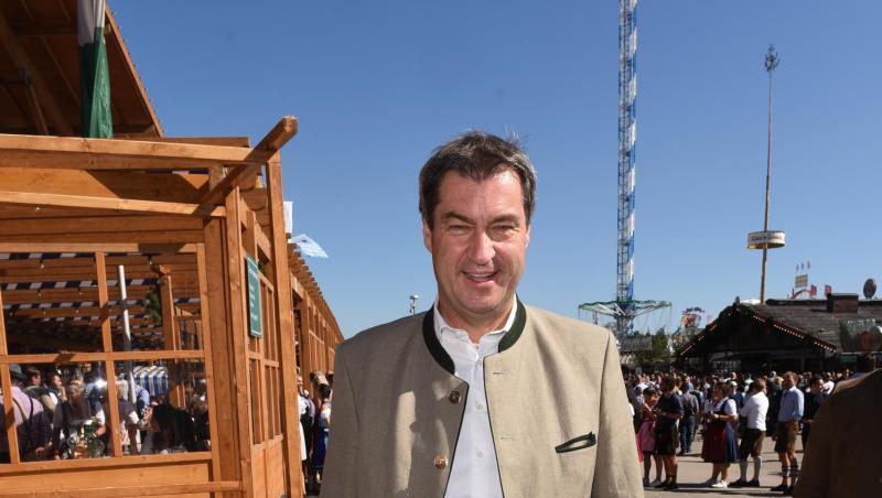 Auftakt zum Oktoberfest. Der bayerische Ministerpräsident Markus Söder (CSU) lacht. Foto: Ursula Düren/Archivbild Auftakt zum Oktoberfest. Der bayerische Ministerpräsident Markus Söder (CSU) lacht. Foto: Ursula Düren/Archivbild