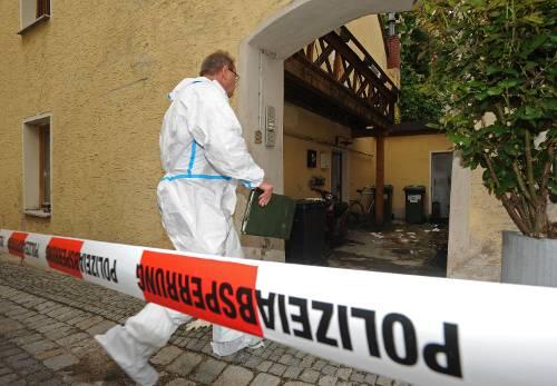 16 Schüssel fielen am 30. April in diesem Haus. Zwölf trafen den Studenten.
