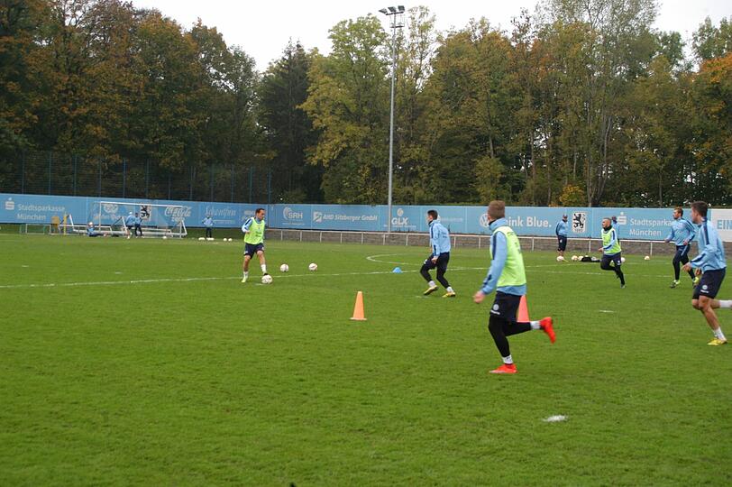 Das erste Training mit dem neuen Co-Trainer Sven Kmetsch.