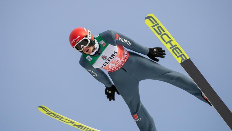 Richard Freitag, Skispringer aus Deutschland, springt beim Training. Foto: Daniel Karmann/dpa/Archivbild Richard Freitag, Skispringer aus Deutschland, springt beim Training. Foto: Daniel Karmann/dpa/Archivbild