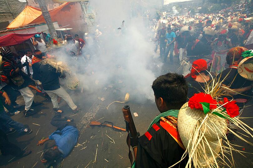 Bilder zur Militärparade in Puebla - zum Durckklicken.