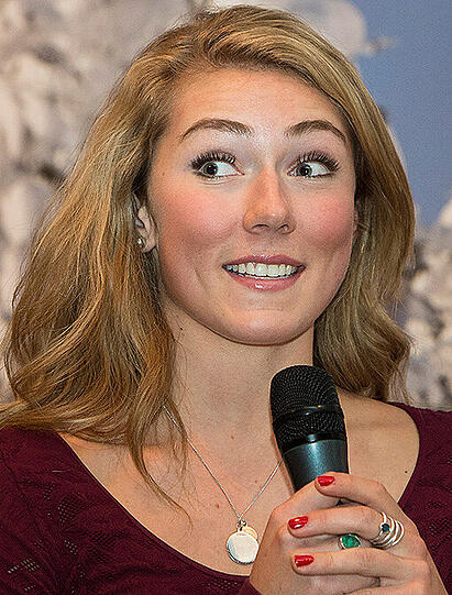 Slalom-Olympiasiegerin Mikaela Shiffrin (USA) in Bildern.