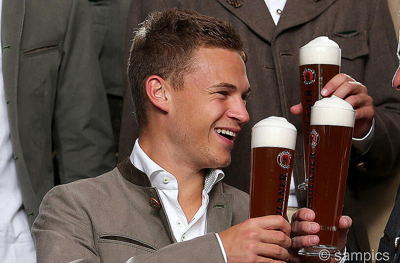 Strahlemann Joshua Kimmich erzielte am Dienstagabend gleich zwei Tore gegen den FK Rostow.