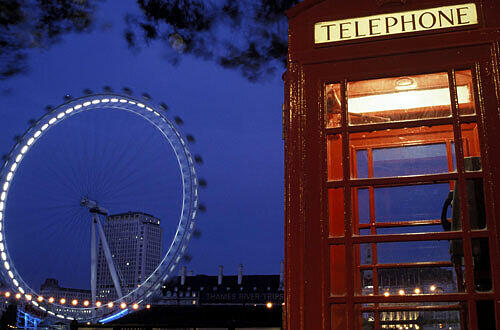 Riesenrad London Eye bei Nacht, Foto: S. Dublin