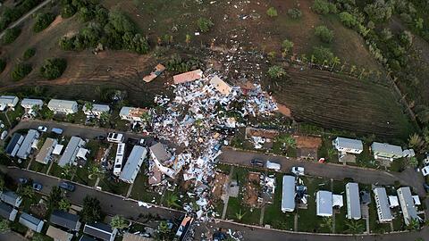 Der Wetterdienst geht davon aus, dass an der Algarve ein Tornado wütete.