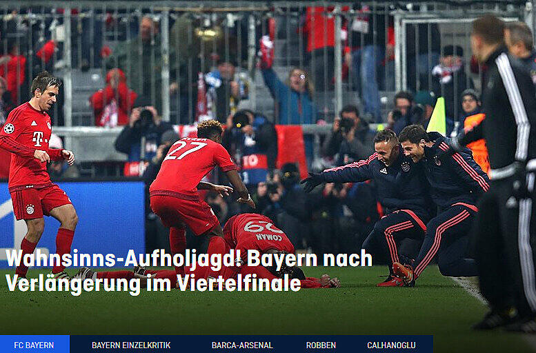 Auch "ran" schreibt von einer "Aufholjagd".