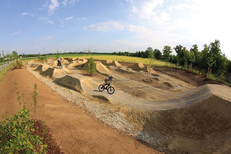 Die neue Dirtbike-Anlage an der Goteboldstraße.