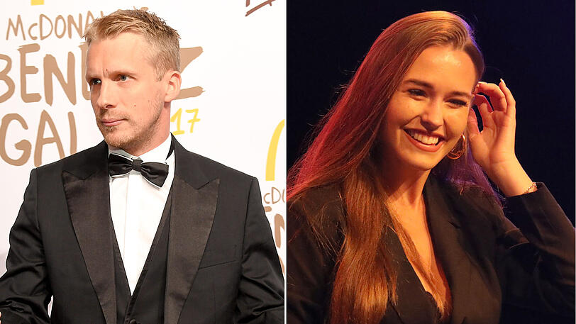 Comedian Oliver Pocher und Wendler-Verlobte Laura Müller.