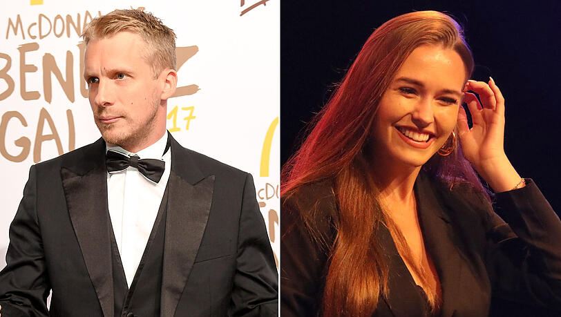 Comedian Oliver Pocher und Wendler-Verlobte Laura Müller. Comedian Oliver Pocher und Wendler-Verlobte Laura Müller.