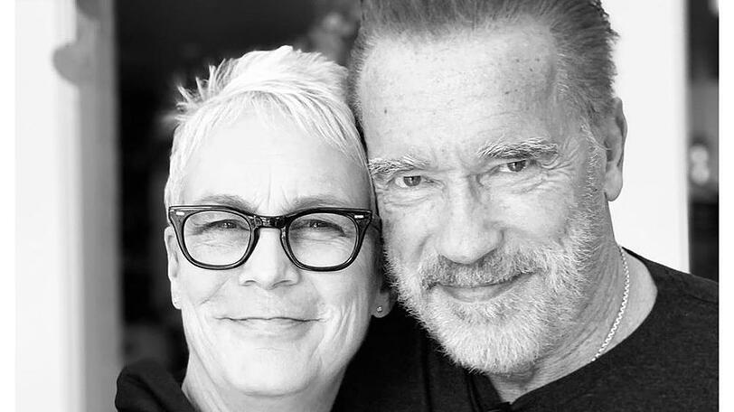 Jamie Lee Curtis und Arnold Schwarzenegger sind alte Kollegen