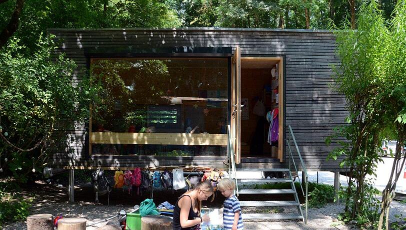 So schaut der neue Holzcontainer aus. So schaut der neue Holzcontainer aus.