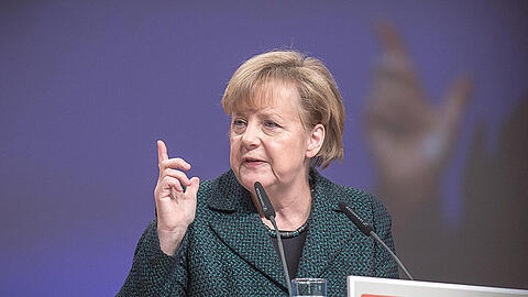 Bundeskanzlerin Angela Merkel: "Ich würde nicht von einer Schicksalswoche für den Euro sprechen".