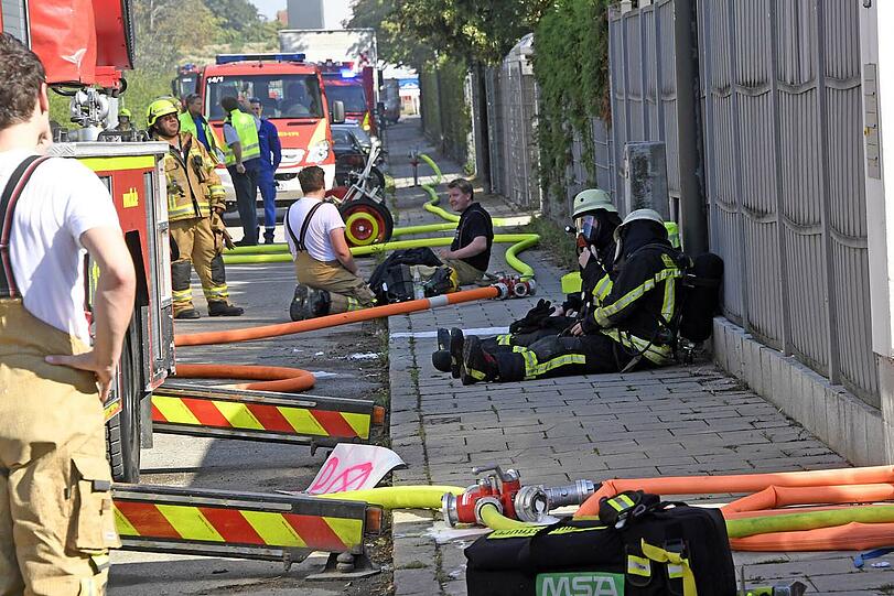Bei einem Brand in Unterschleißheim wurde ein Wohnhaus komplett zerstört.