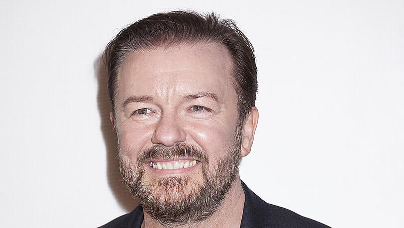 Lacht gerne: Der britische Komiker Ricky Gervais auf einem Event in New York Lacht gerne: Der britische Komiker Ricky Gervais auf einem Event in New York