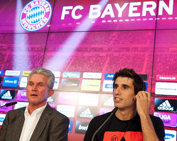 Am Donnerstag um 11.00 Uhr wurde Javier Martínez offiziell vorgestellt. Die Bilder von der Pressekonferenz in der Allianz Arena.