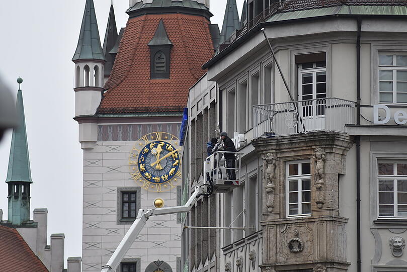 Auch der Schriftzug an der Fassade wurde bereits entfernt.