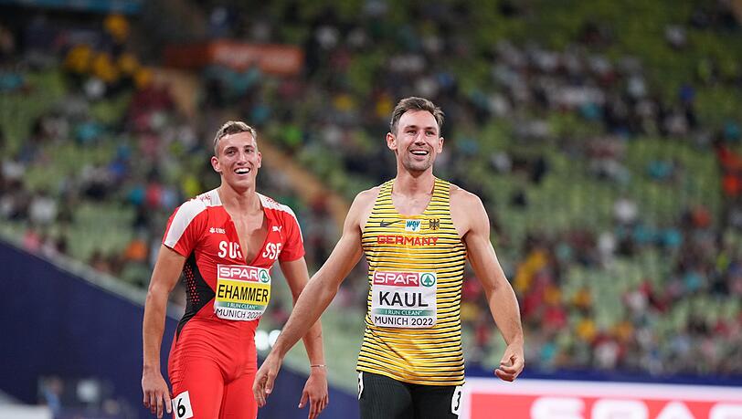 Niklas Kaul (r) und der Schweizer Simon Ehammer sind die Gold-Favoriten im Zehnkampf.