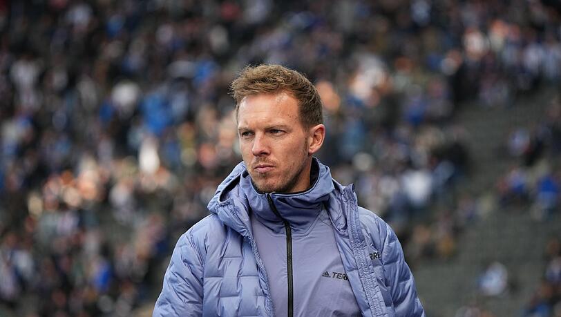 Julian Nagelsmann vor dem Spiel.