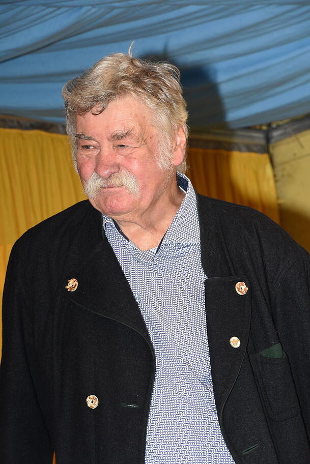 Ringo - hier mal ohne Schminke und Zylinder.