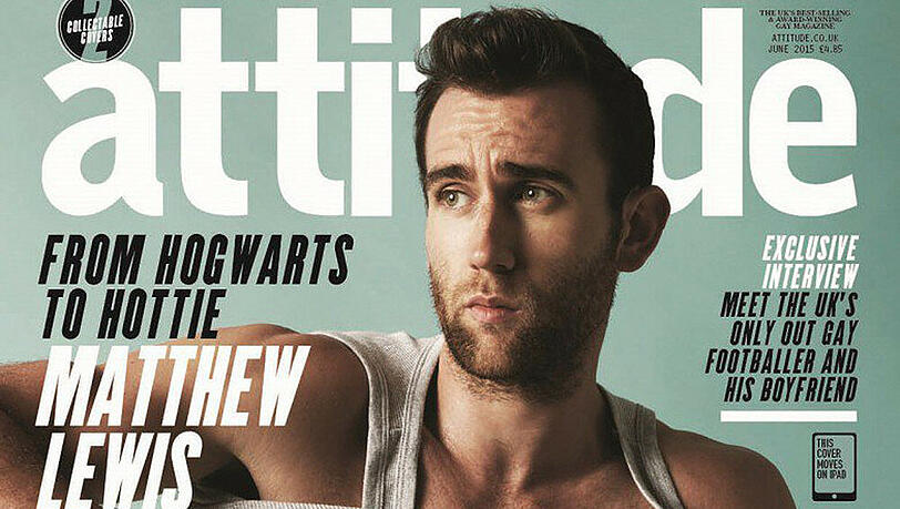 Der "Harry Potter"-Star Matthew Lewis hat sich für das britische Schwulen-Magazin "Attitude" fast komplett ausgezogen.