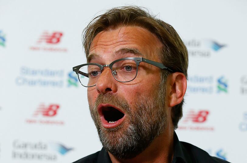 Jürgen Klopp warnt vor einem brennenden Anfield im Rückspiel gegen Dortmund.