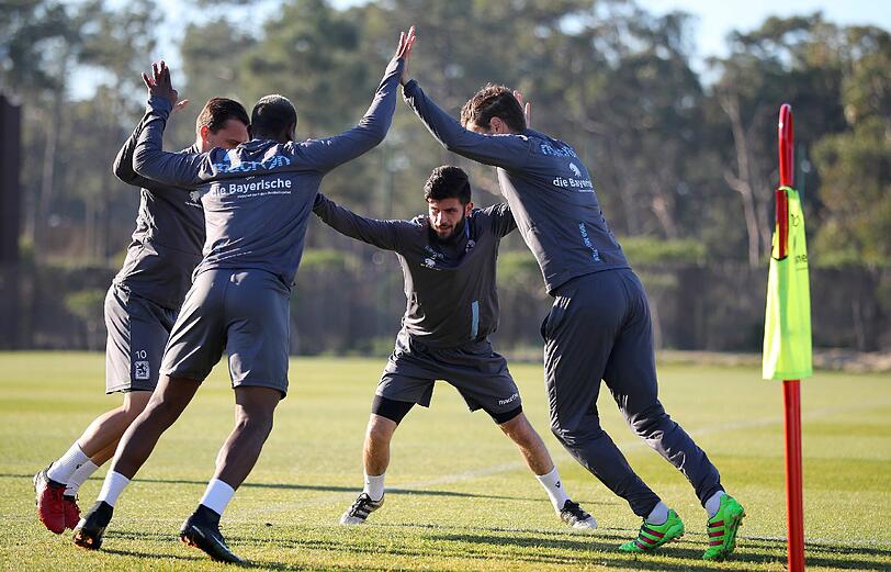 Die Bilder vom Dienstagstraining der Löwen in Troia.
