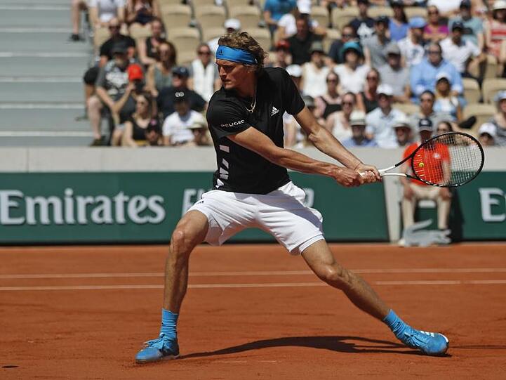 Wie bereits im Vorjahr benötigte Alexander Zverev gegen Lajovic fünf Sätze.