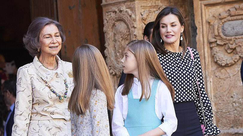 Hier hat es zwischen Sofia (li.) und Königin Letizia (re.) gekracht.