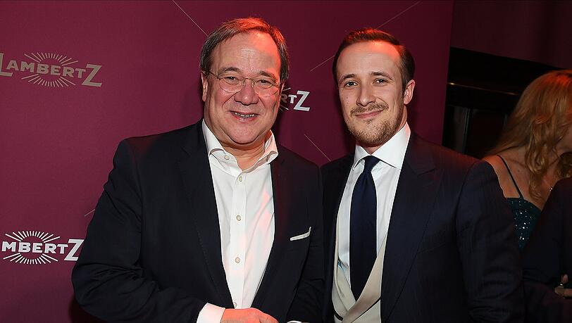 Armin Laschet und Sohn Johannes