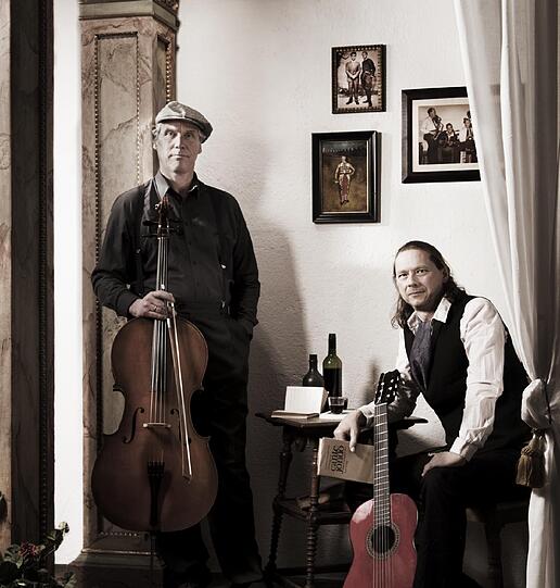 Ricardo Volkert (r.) und Jost Hecker geben ein Konzert in der Kultur-Etage Messestadt.