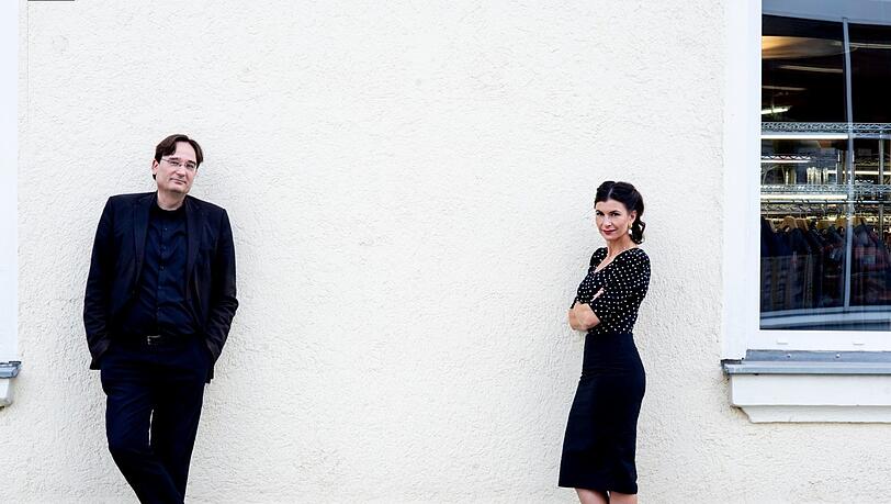 Archäologie und hohe Kunst: Oliver Andreas Frank und Judith Spiesser.