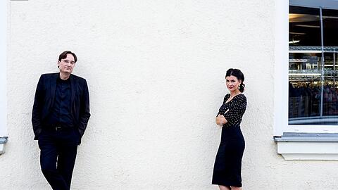 Archäologie und hohe Kunst: Oliver Andreas Frank und Judith Spiesser.