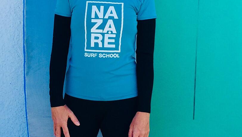 Anwältin Astrid Spagl hat das Surfen in Portugal gelernt. Anwältin Astrid Spagl hat das Surfen in Portugal gelernt.