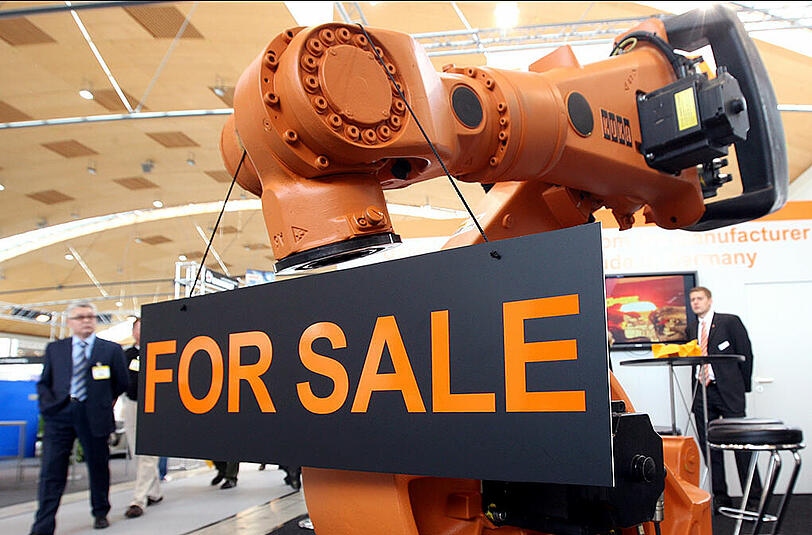 Midea will den Augsburger Roboterbauer Kuka übernehmen.