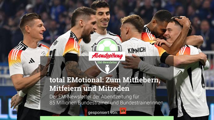 Mit dem Start des DFB-Trainingslagers in Weimar startet auch der tägliche EM-Newsletter "total EMotional".