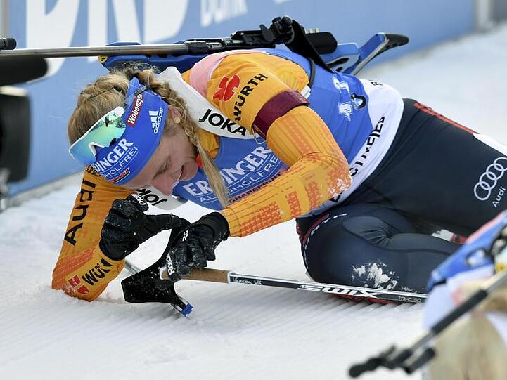 Wurde bei der Verfolgung in Hochfilzen Zwölfte: Vanessa Hinz.