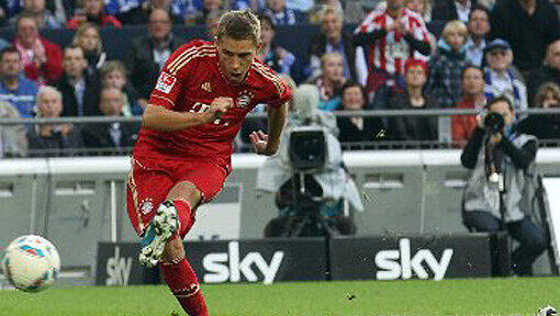 Jetzt trifft er auch für den FC Bayern München: Stürmer Nils Petersen. Jetzt trifft er auch für den FC Bayern München: Stürmer Nils Petersen.