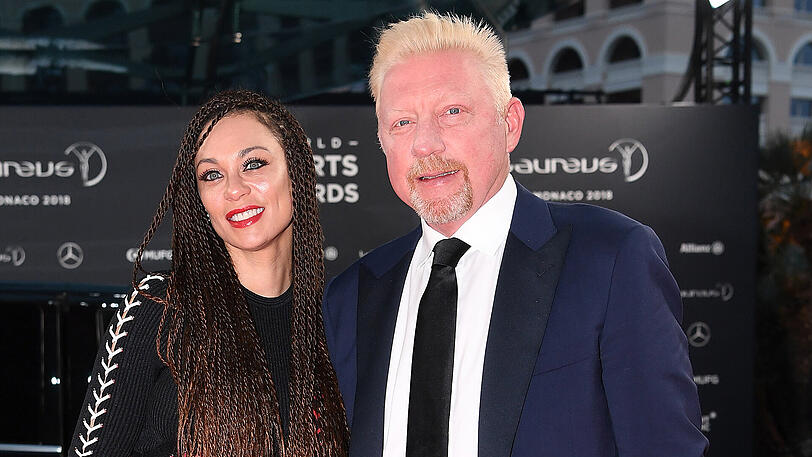 Auf dem roten Teppich: Boris Becker und Ehefrau Lilly.