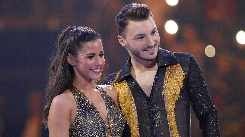 Sarah Lombardi und Joti Polizoakis bei "Dancing on Ice"